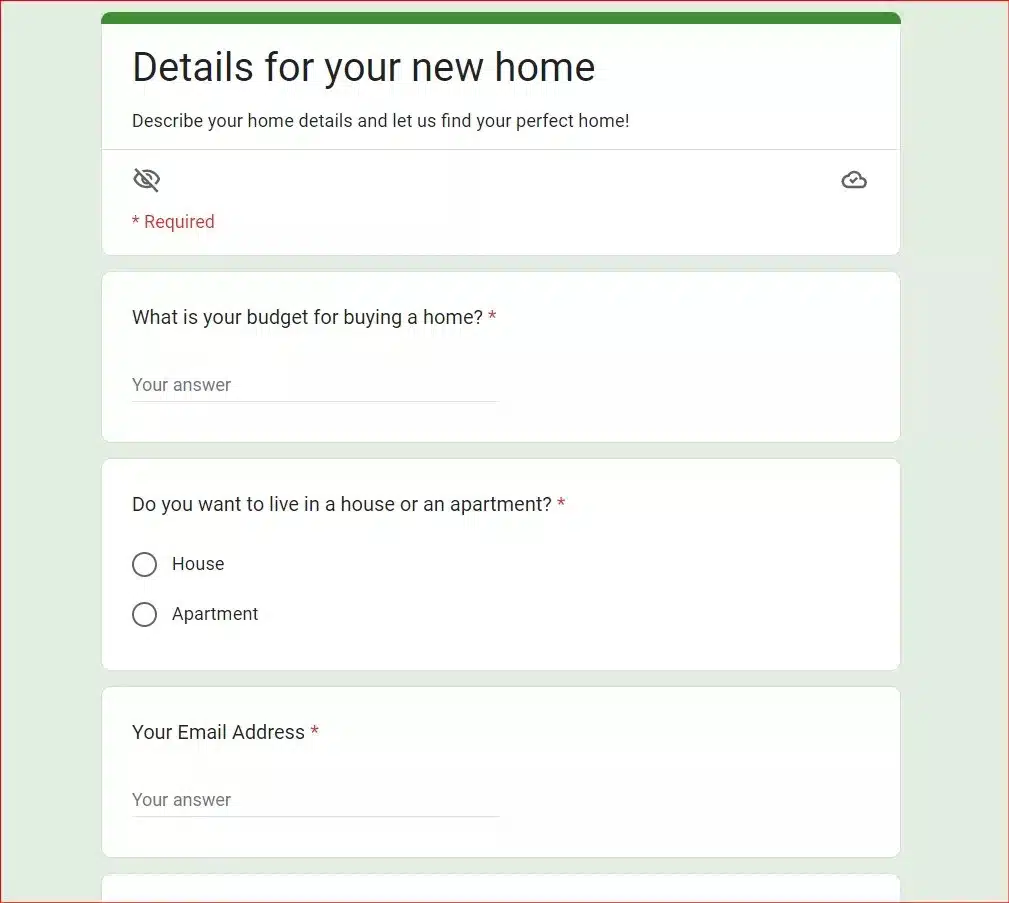 link to real estate survey