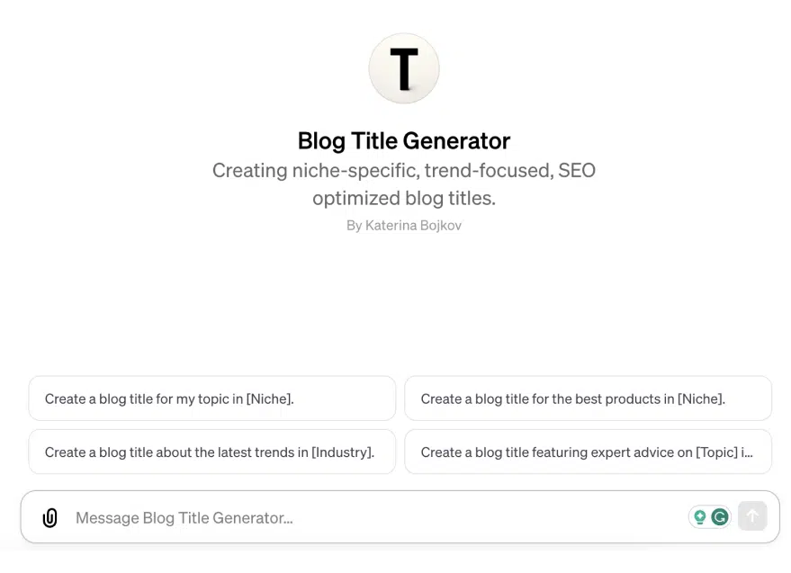 Free blog title generator