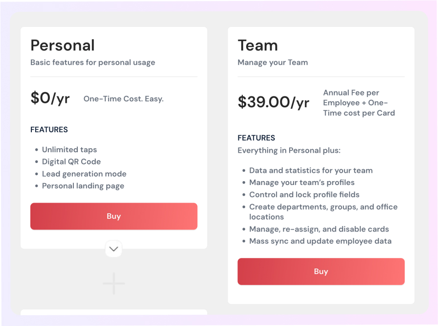 Mobilo pricing plans