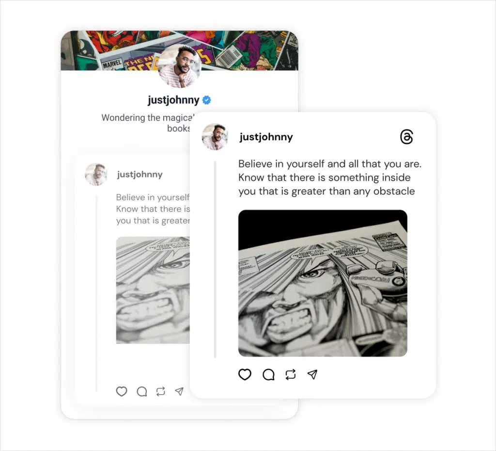 Вградете ја апликацијата Instagram Threads